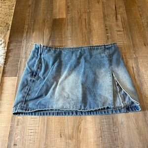 Edikted Denim Blue Skirt